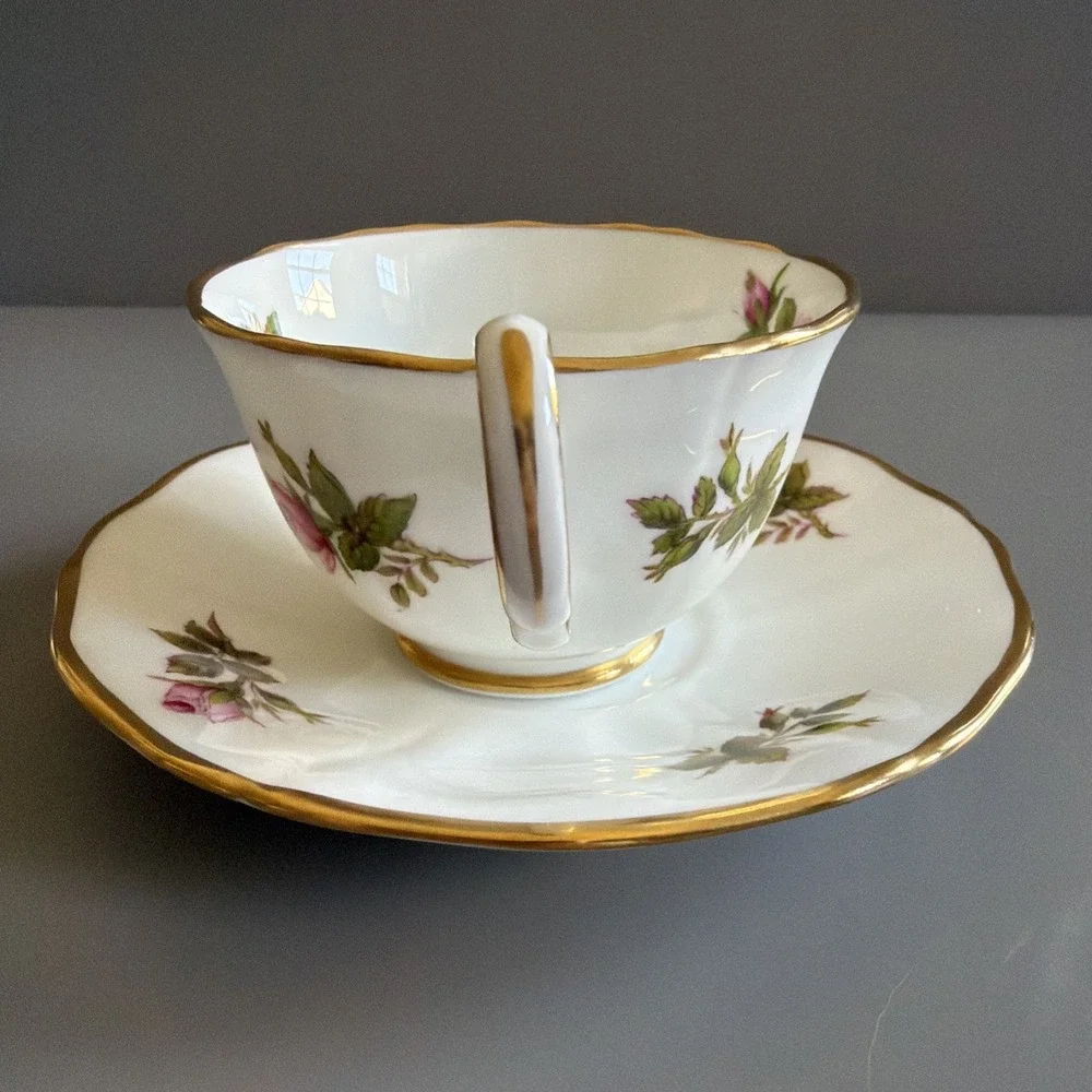 VTG  1950s Adderley Bone China Demitasse & Saucer 